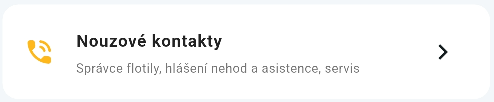 Nouzové kontakty