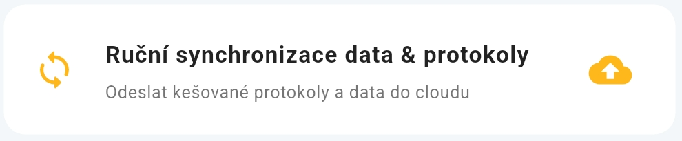 Ruční synchronizace